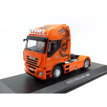 Iveco Stralis 500 Orange Dragon 2008 - skala 1:43 - Hachette